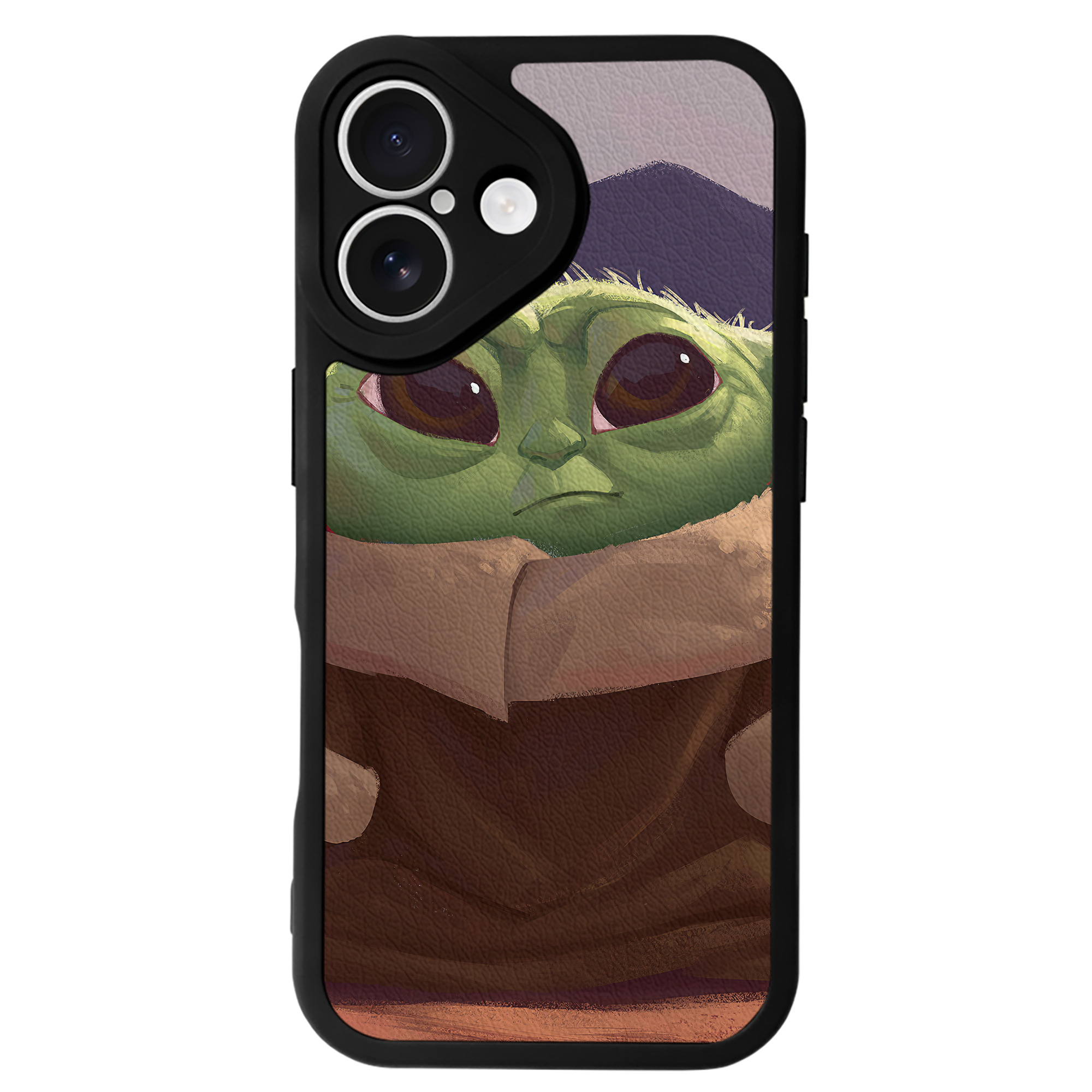 （画像用） スター・ウォーズ Star Wars 【iPhone 16シリーズ対応】シリコンスマホケース（レザー調） 材質：シリコン